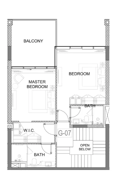 Floor plan — 2 BR