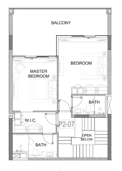 Floor plan — 2 BR