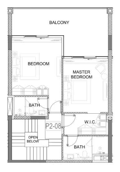 Floor plan — 2 BR