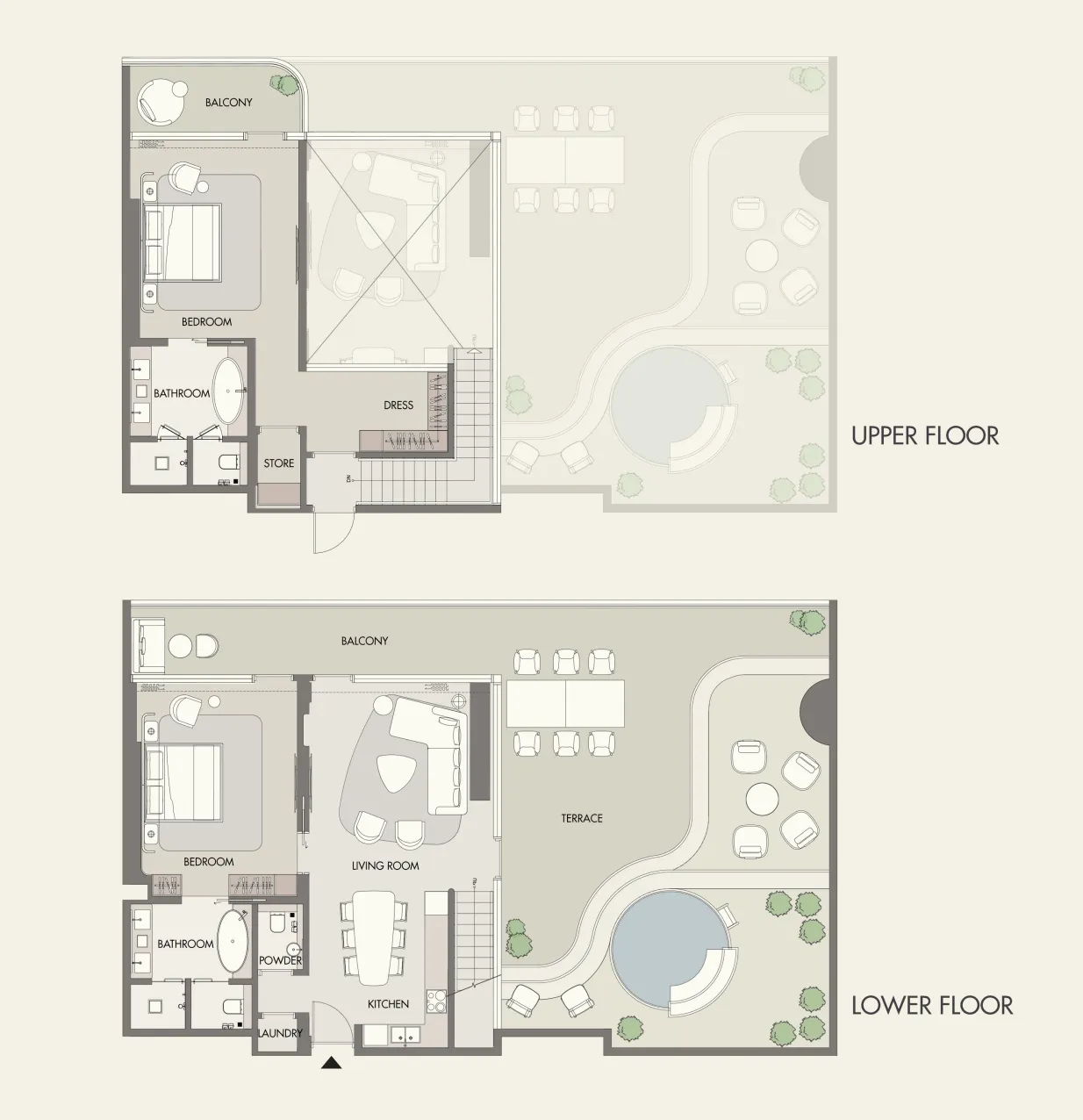 Floor plan — 2 BR
