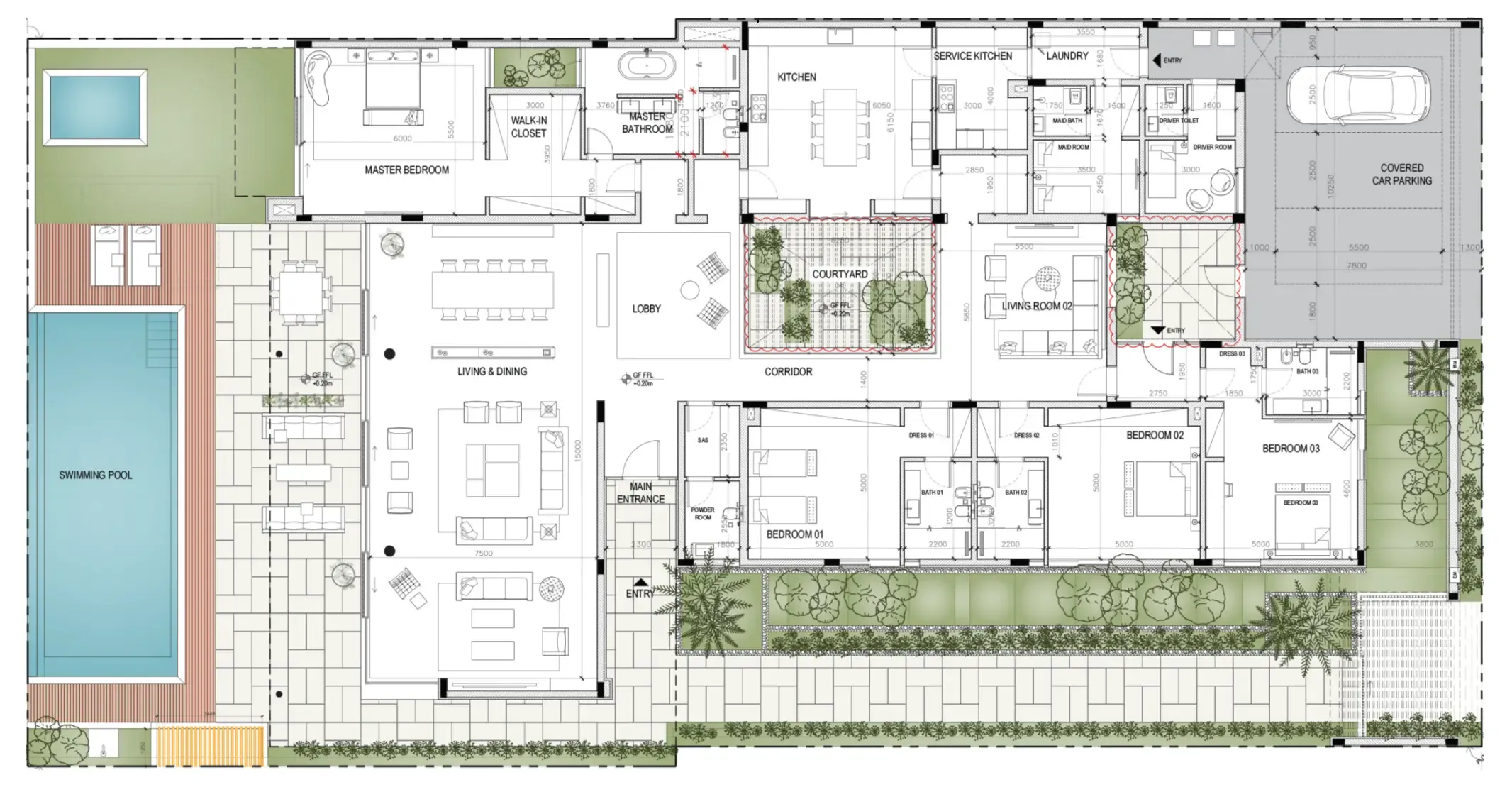 Floor plan — 4.5 BR