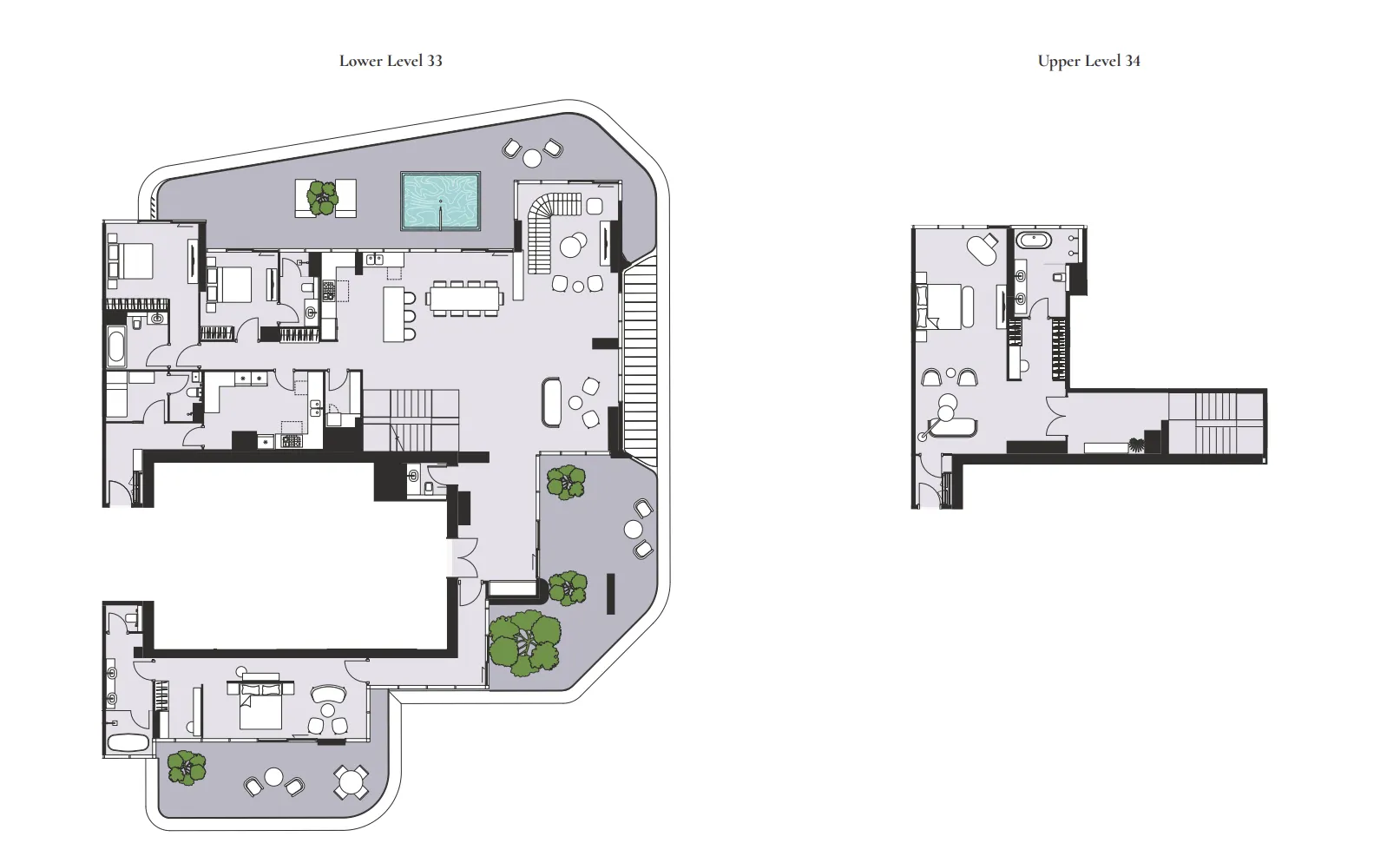 Floor plan — 4 BR