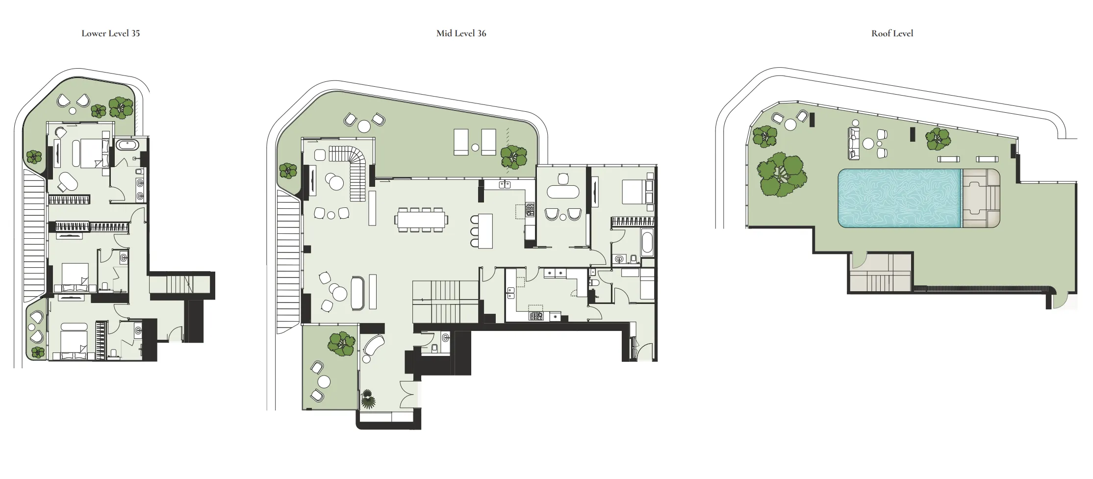 Floor plan — 4 BR