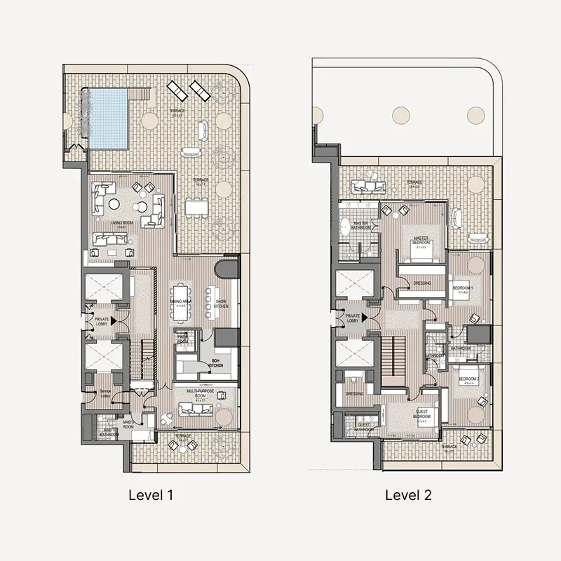 Floor plan — 4.5 BR