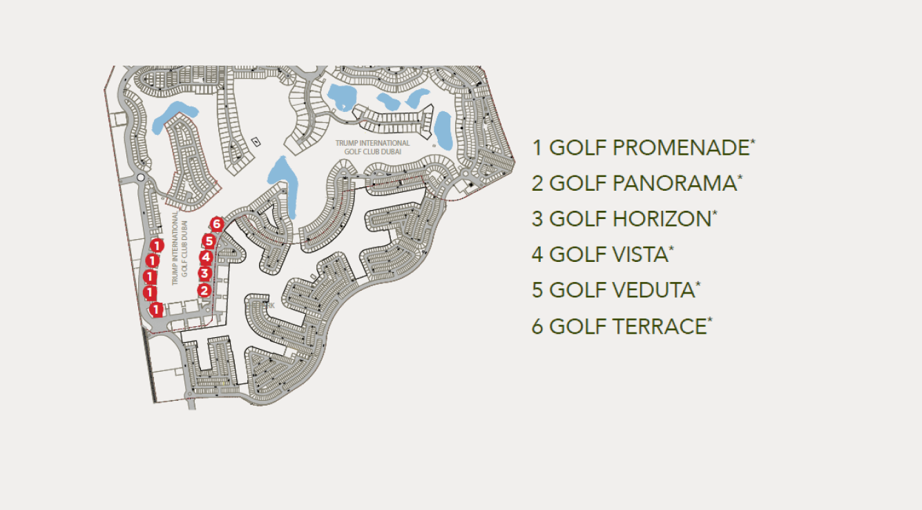 Masterplan — Damac Hills - Golf Town