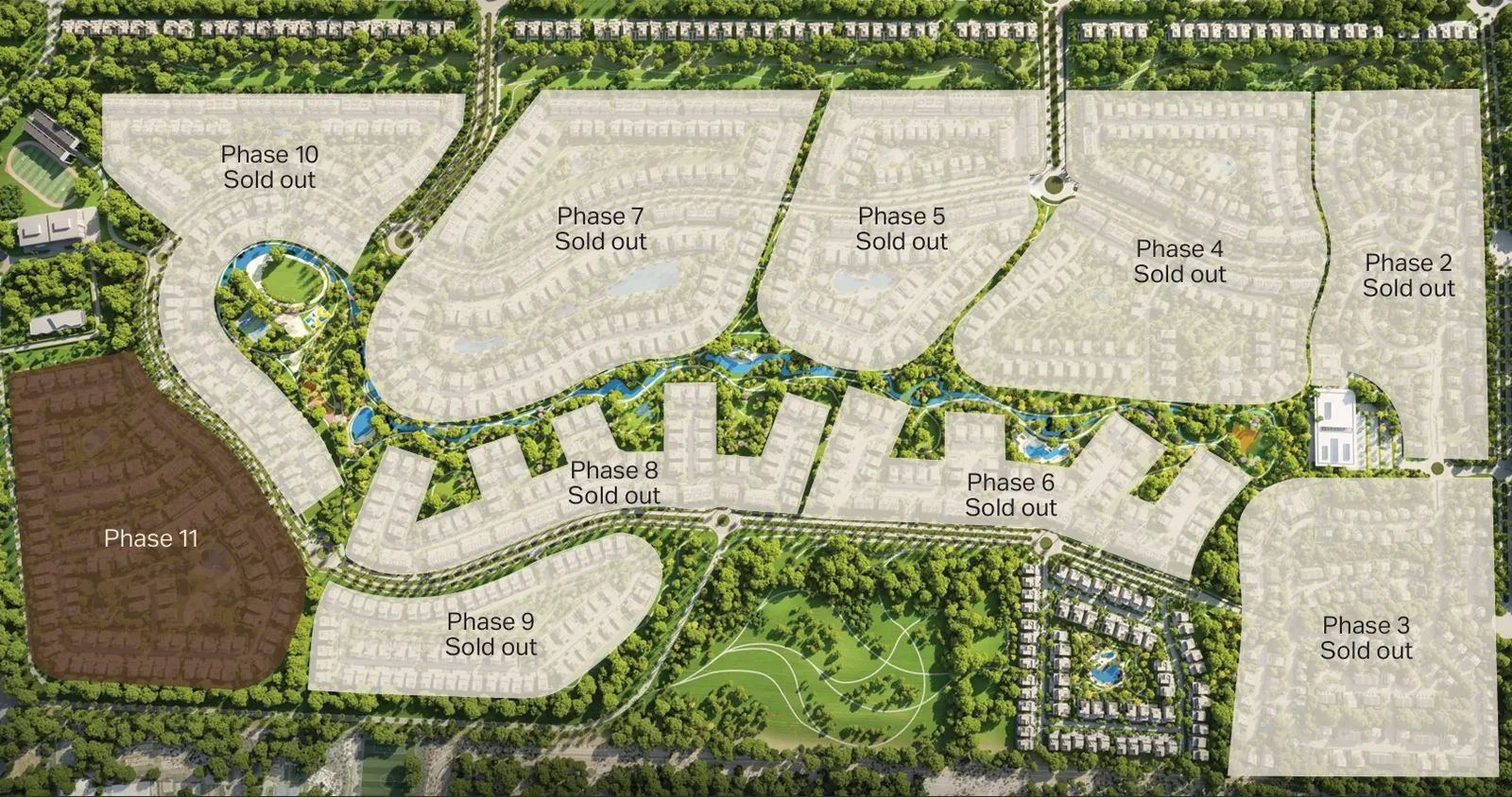 Masterplan — Nad Al Sheba Gardens Phase 11