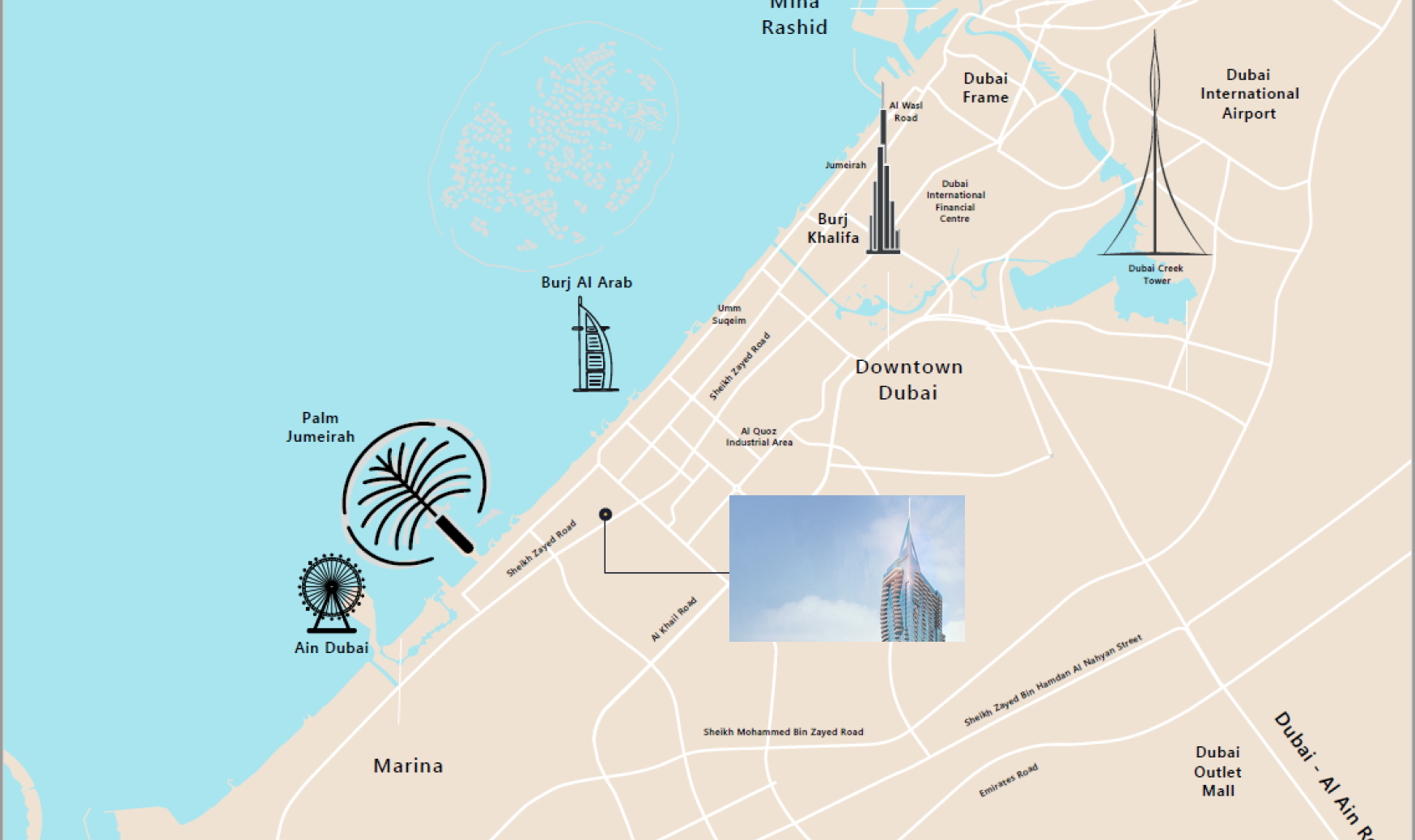 Masterplan — Fairmont Residences Dubai Skyline