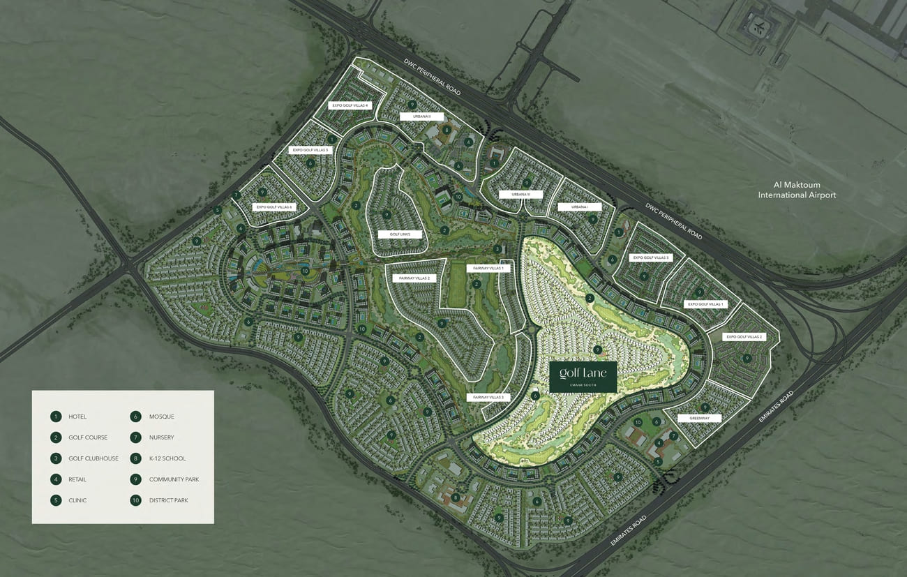 Masterplan — Golf Lane