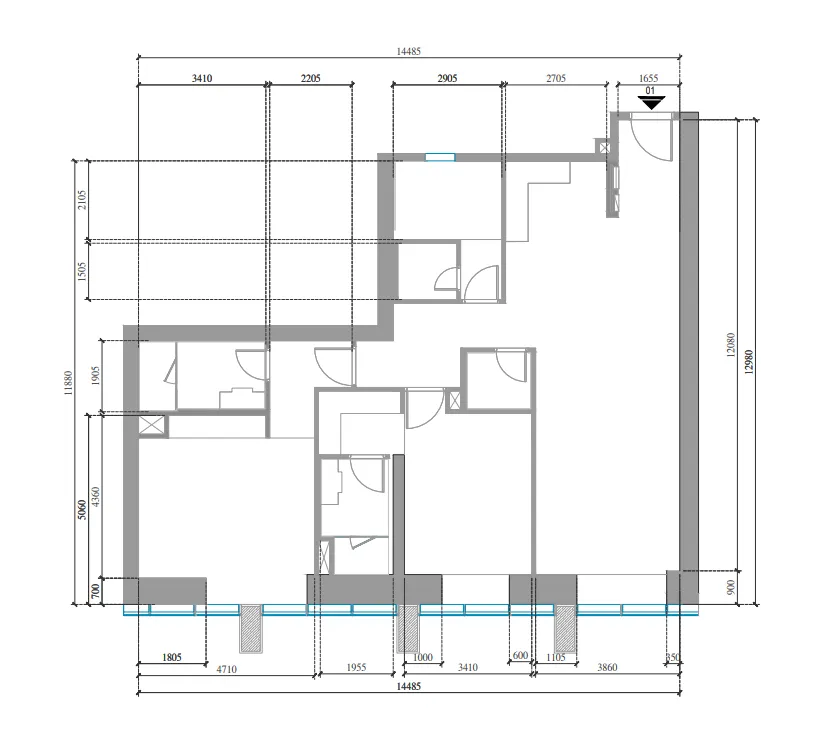Floor plan — 2 BR