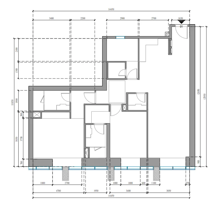 Floor plan — 2 BR