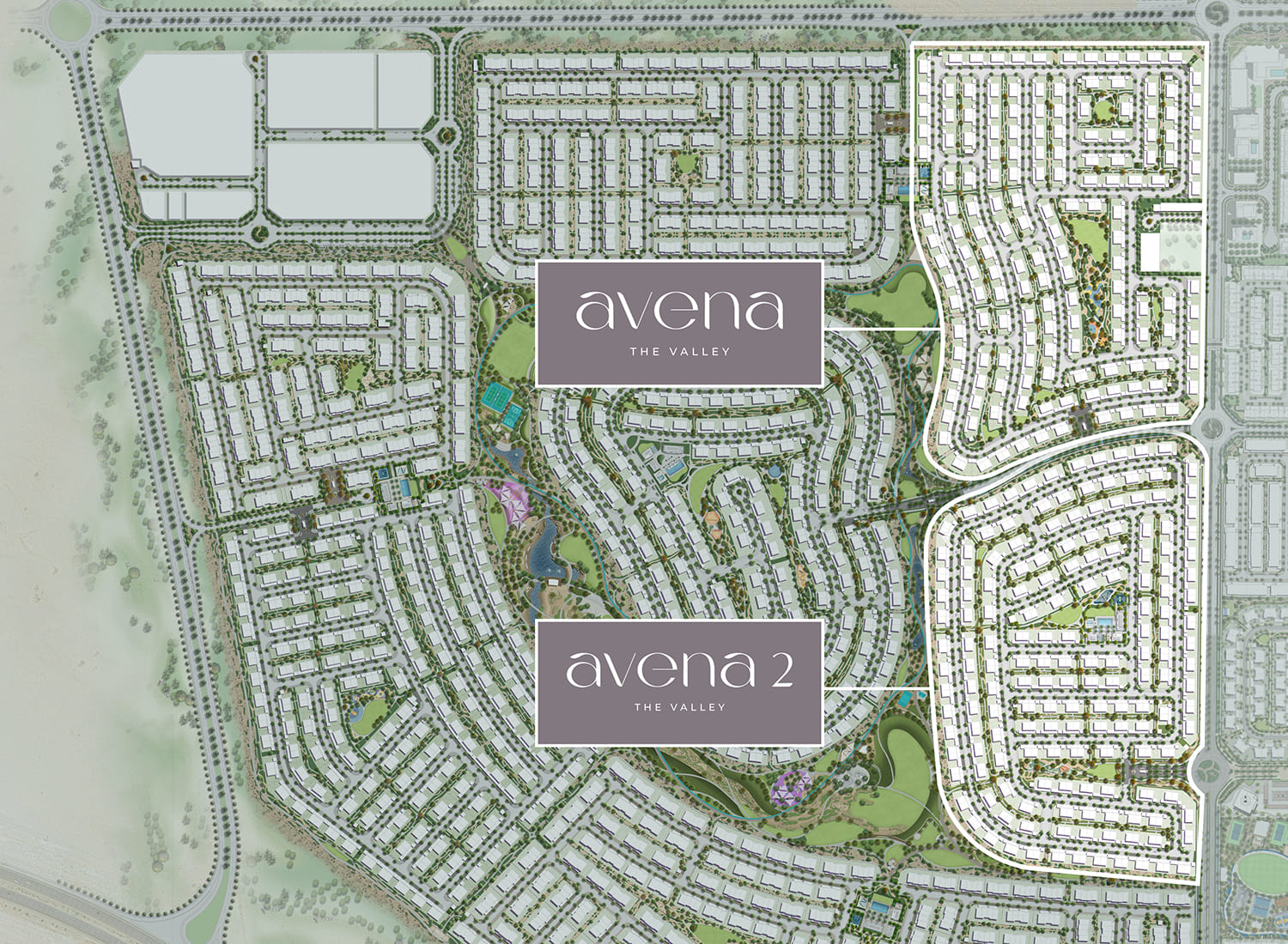 Masterplan — Avena at The Valley