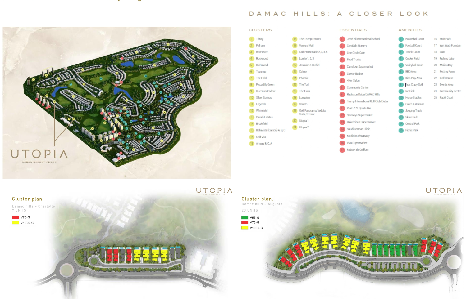Masterplan — Damac Hills - Utopia