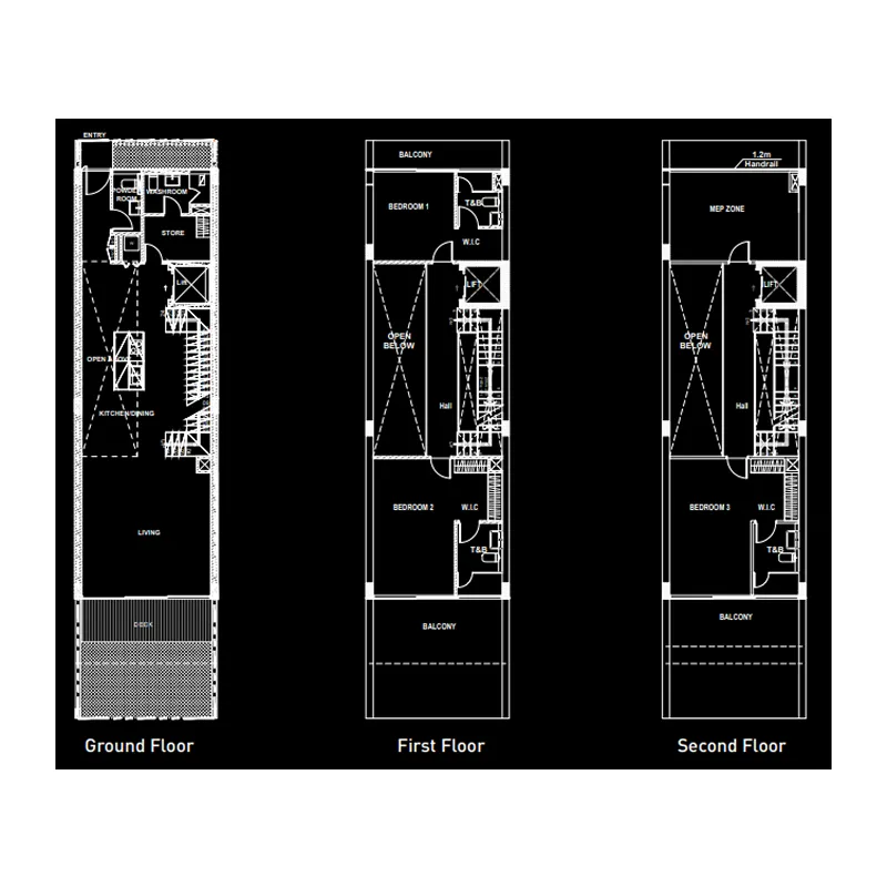 Floor plan — 3 BR