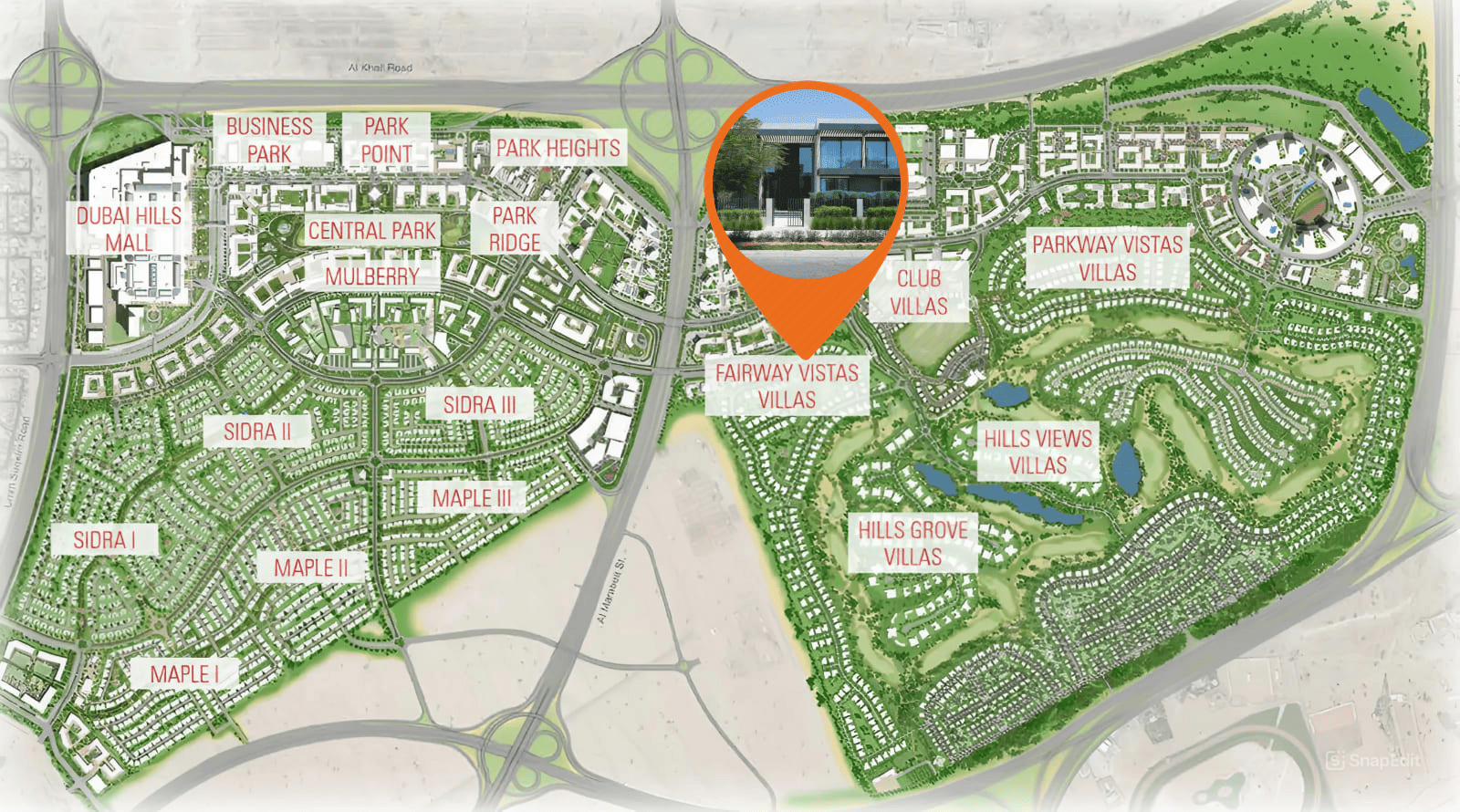 Masterplan — Dubai’s Hills Fairways 69