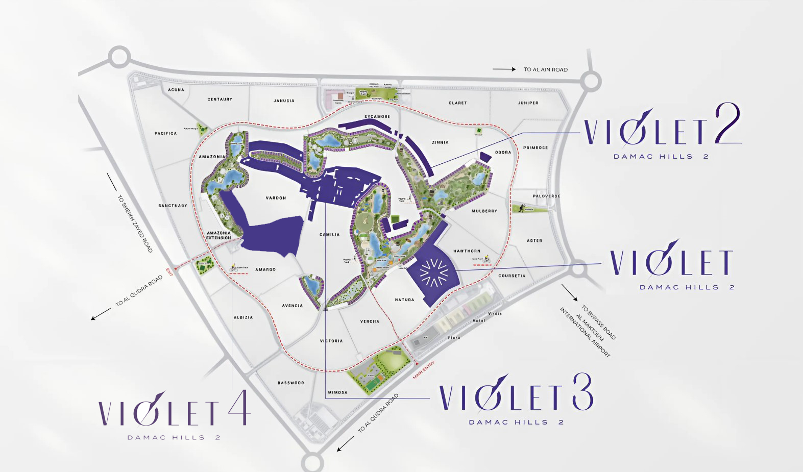 Masterplan — Damac Violet