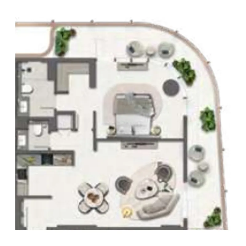 Floor plan — 1 BR