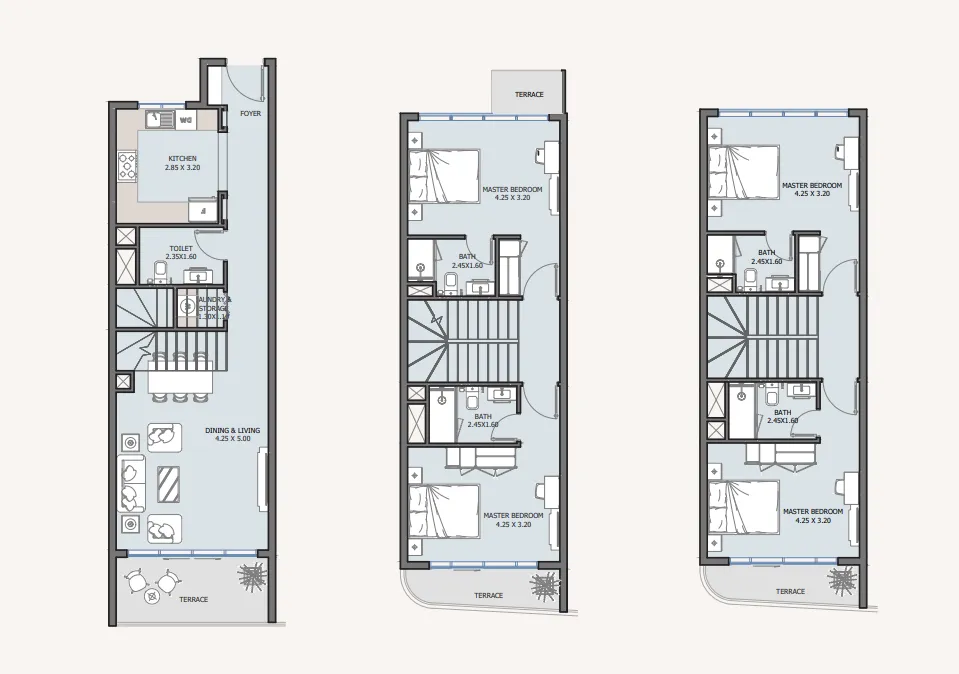 Floor plan — 4 BR