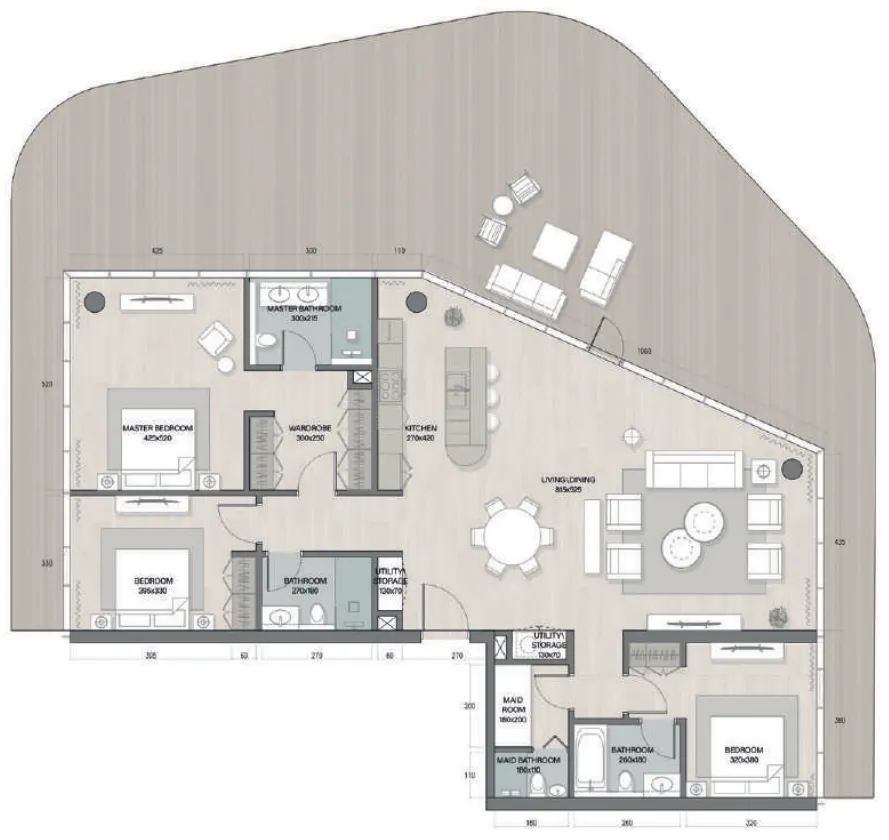 Floor plan — 3.5 BR