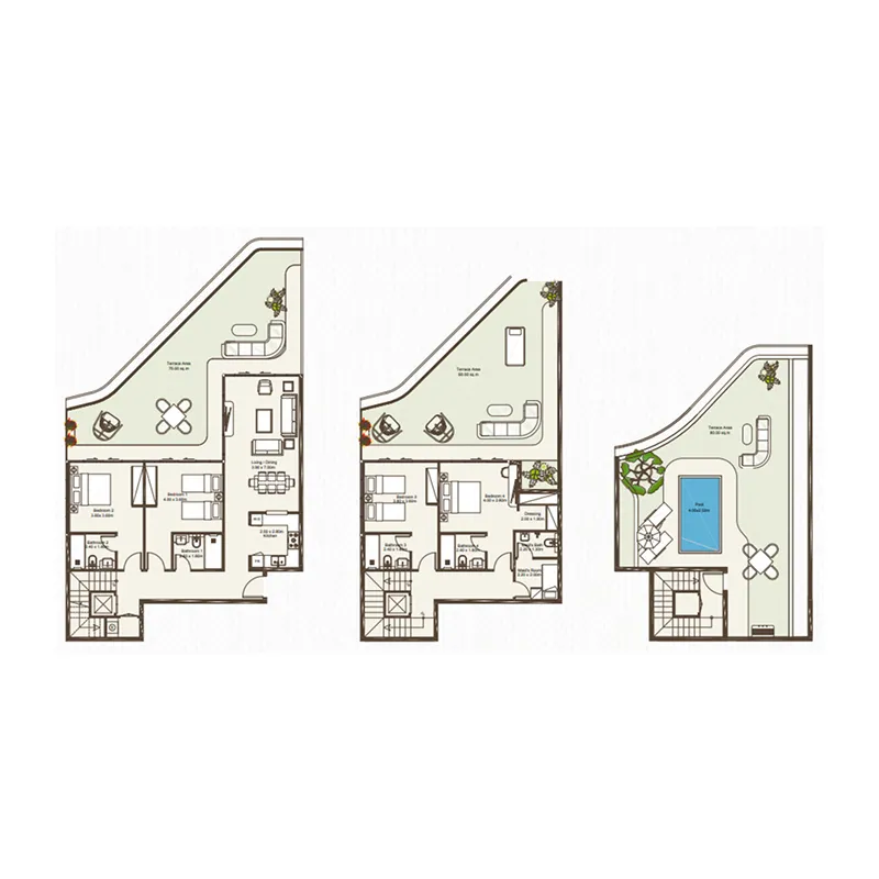 Floor plan — 4 BR