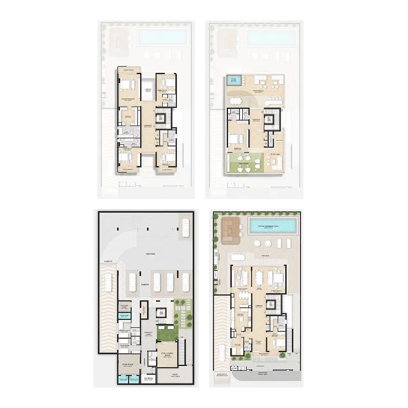 Floor plan — 6.5 BR