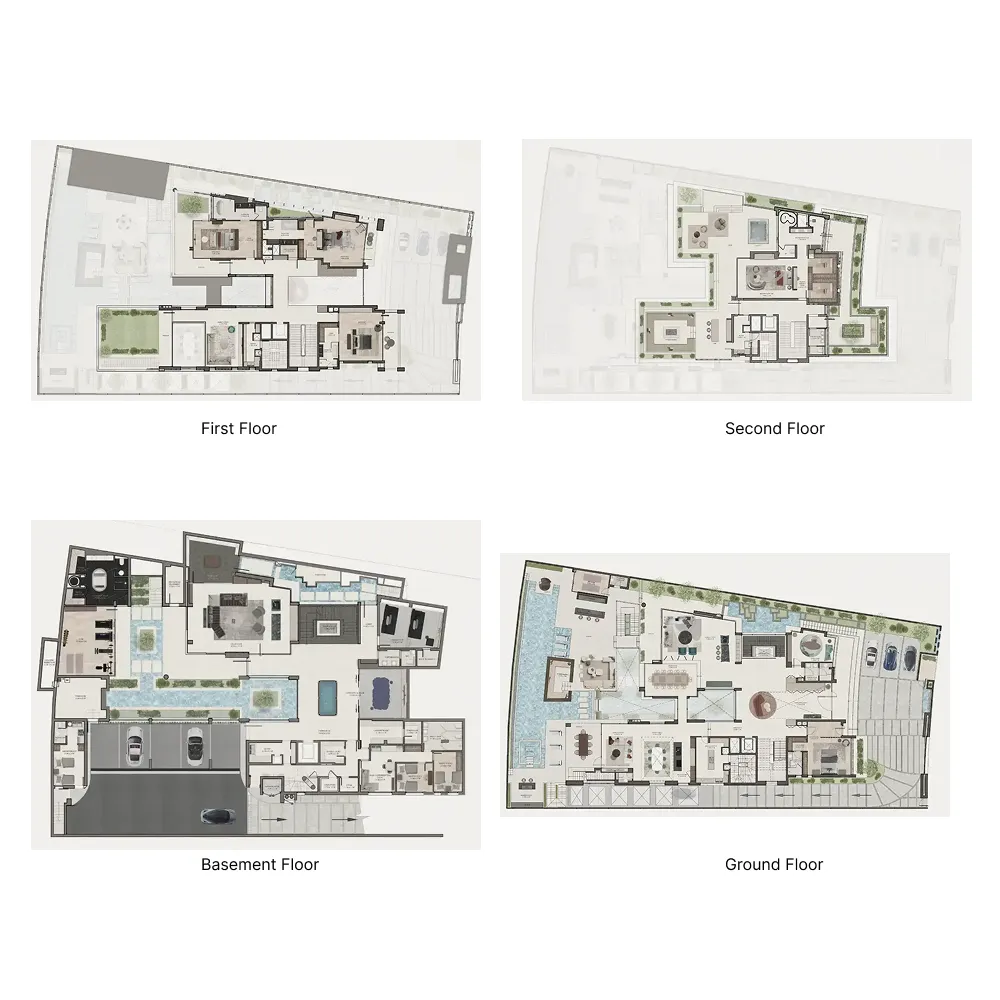 Floor plan — 5 BR