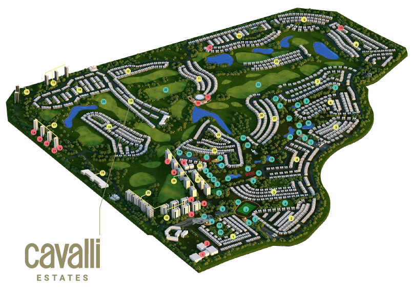 Masterplan — Damac Hills - Cavalli Estates