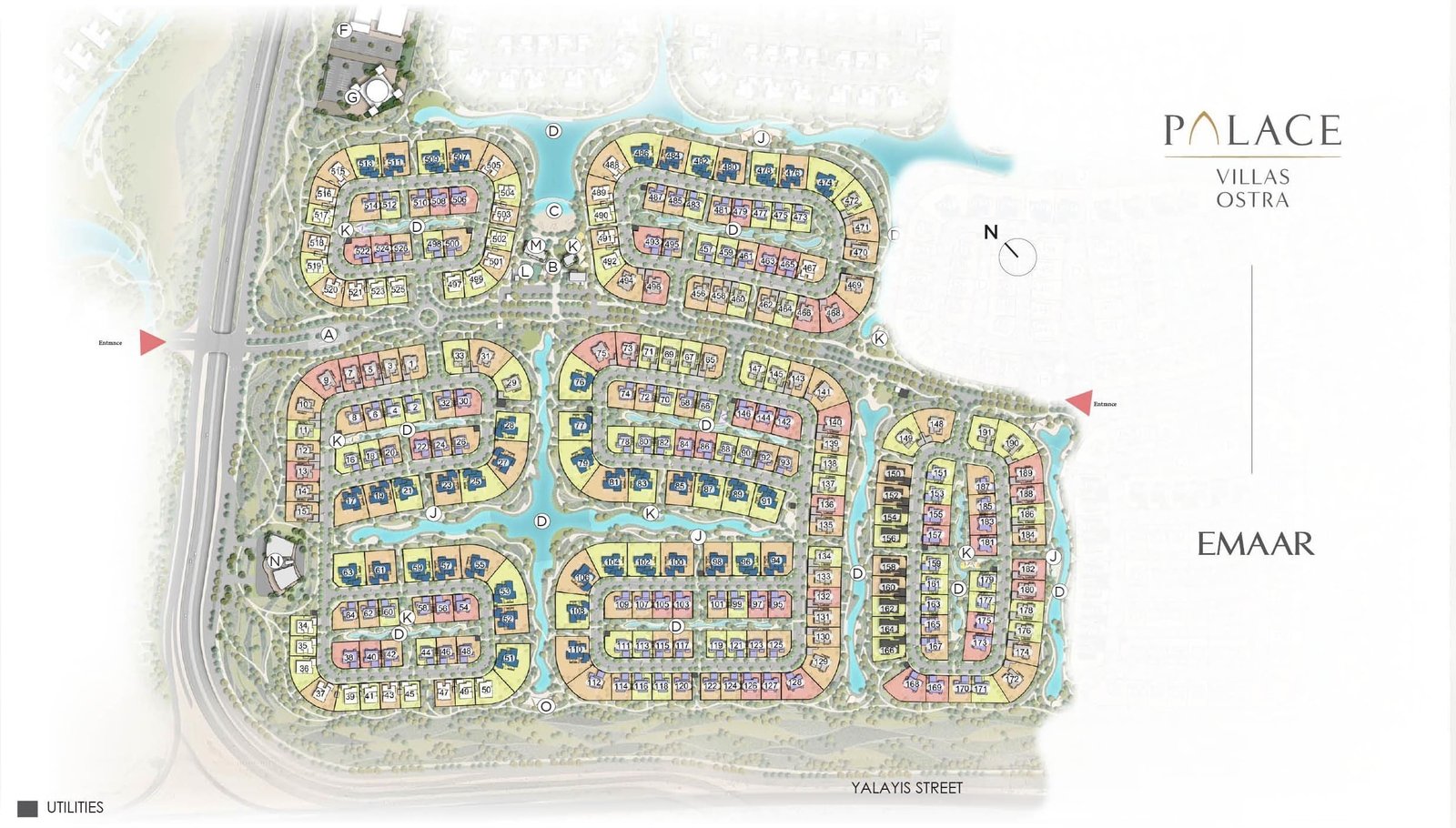 Masterplan — The Palace Villas Ostra