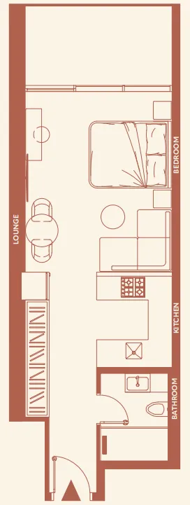 Floor plan — Studio