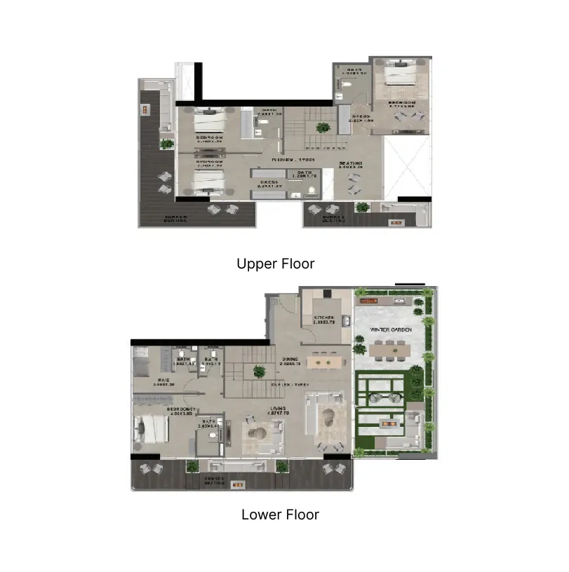 Floor plan — 4.5 BR