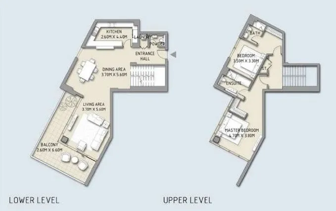 Floor plan — 2 BR