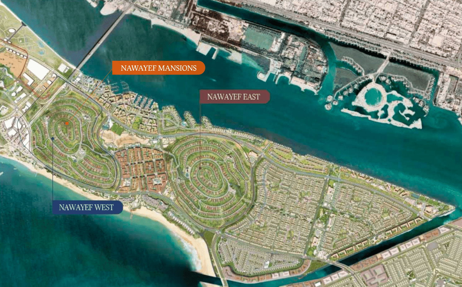 Masterplan — Nawayef Mansions by Modon Properties