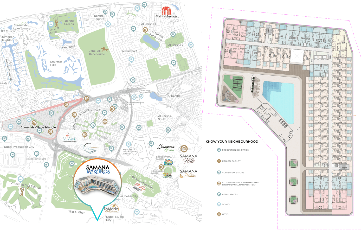 Masterplan — Samana Mykonos