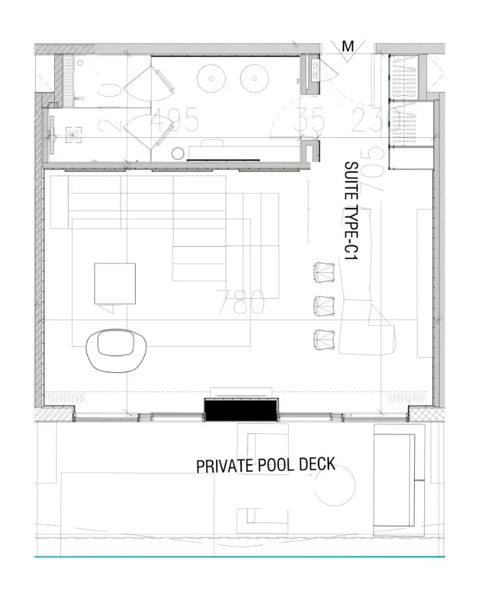 Floor plan — 1 BR