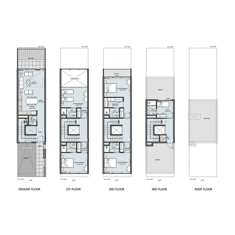 Floor plan — 4 BR