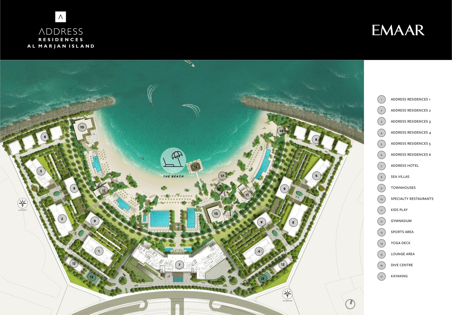 Masterplan — Address Residences Al Marjan Island