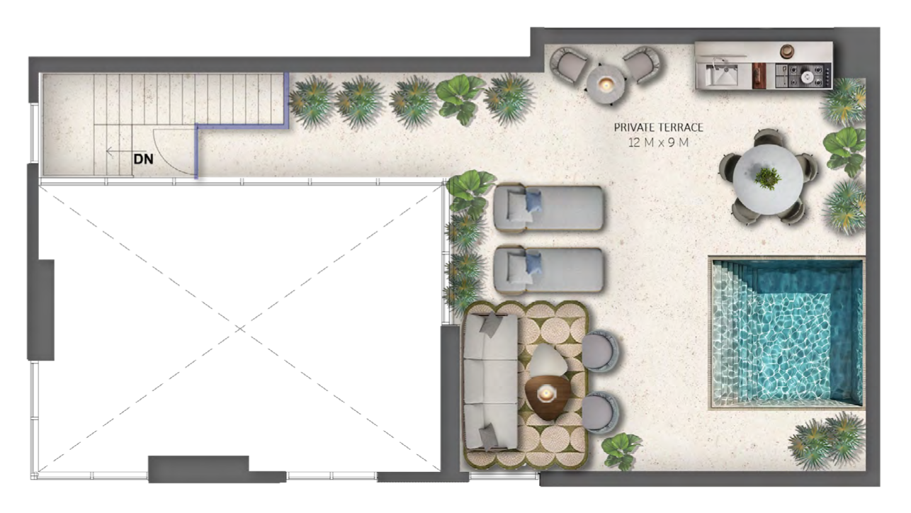 Floor plan — 3 BR