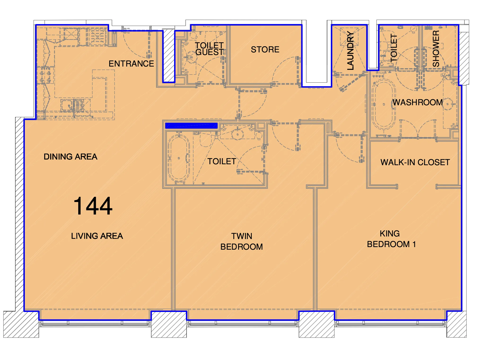 Floor plan — 2 BR