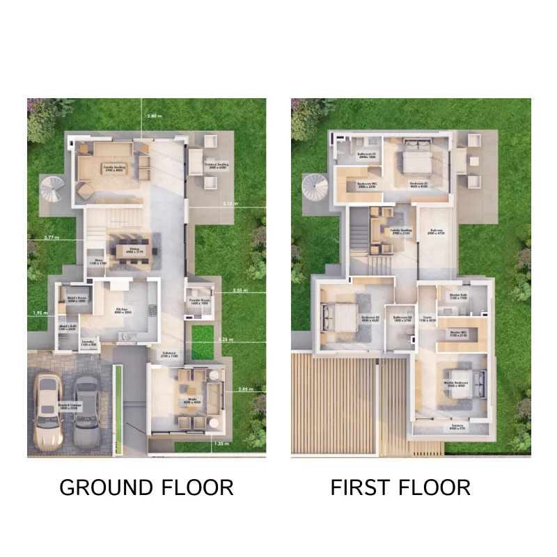 Floor plan — 3 BR