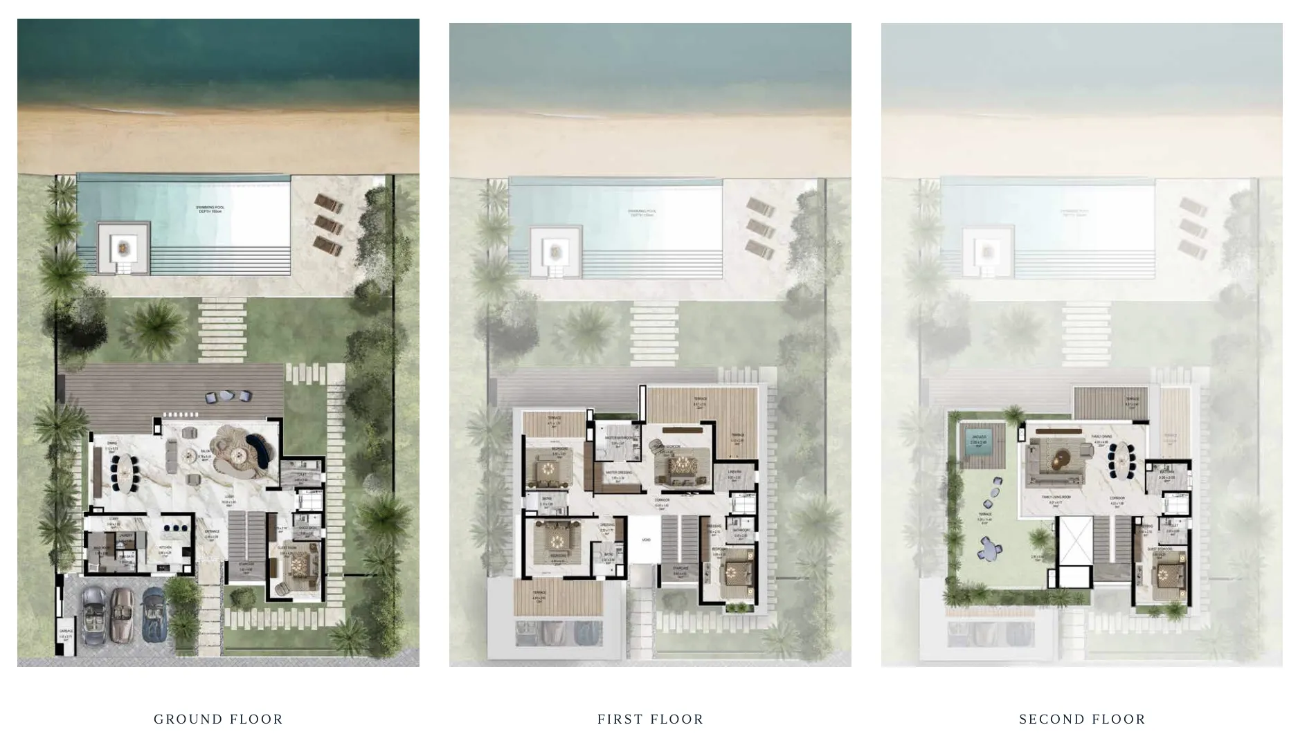 Floor plan — 6 BR