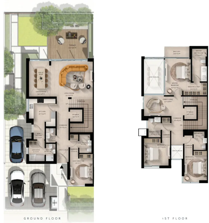 Floor plan — 4 BR