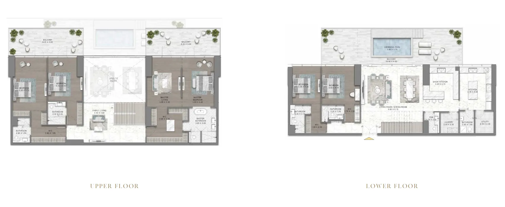 Floor plan — 5 BR