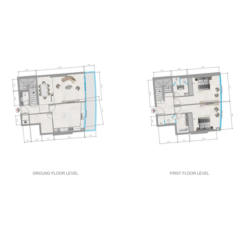 Floor plan — 2 BR