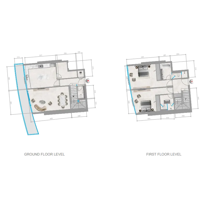 Floor plan — 2 BR