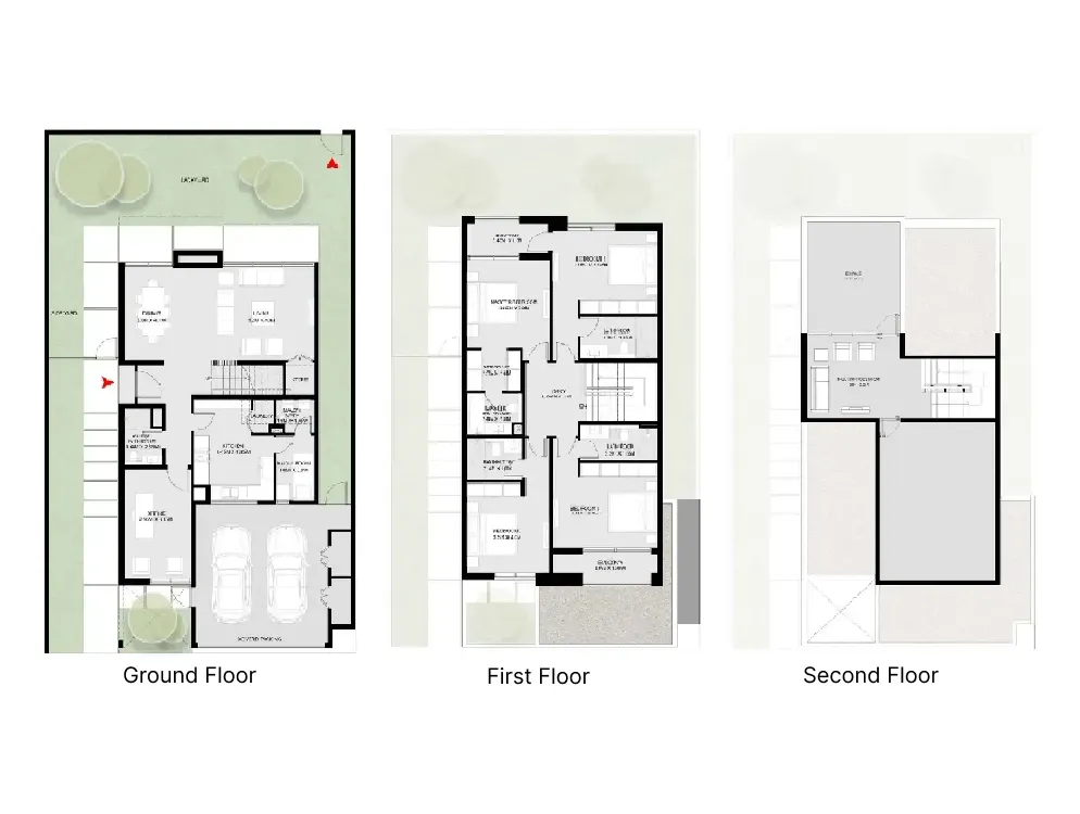 Floor plan — 4 BR