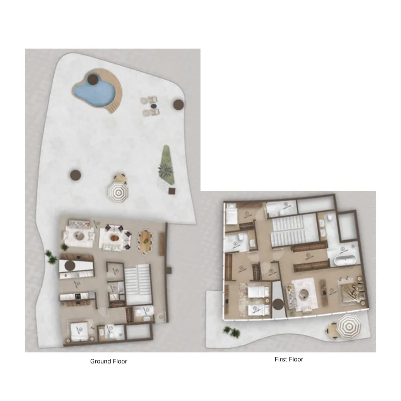 Floor plan — 3 BR
