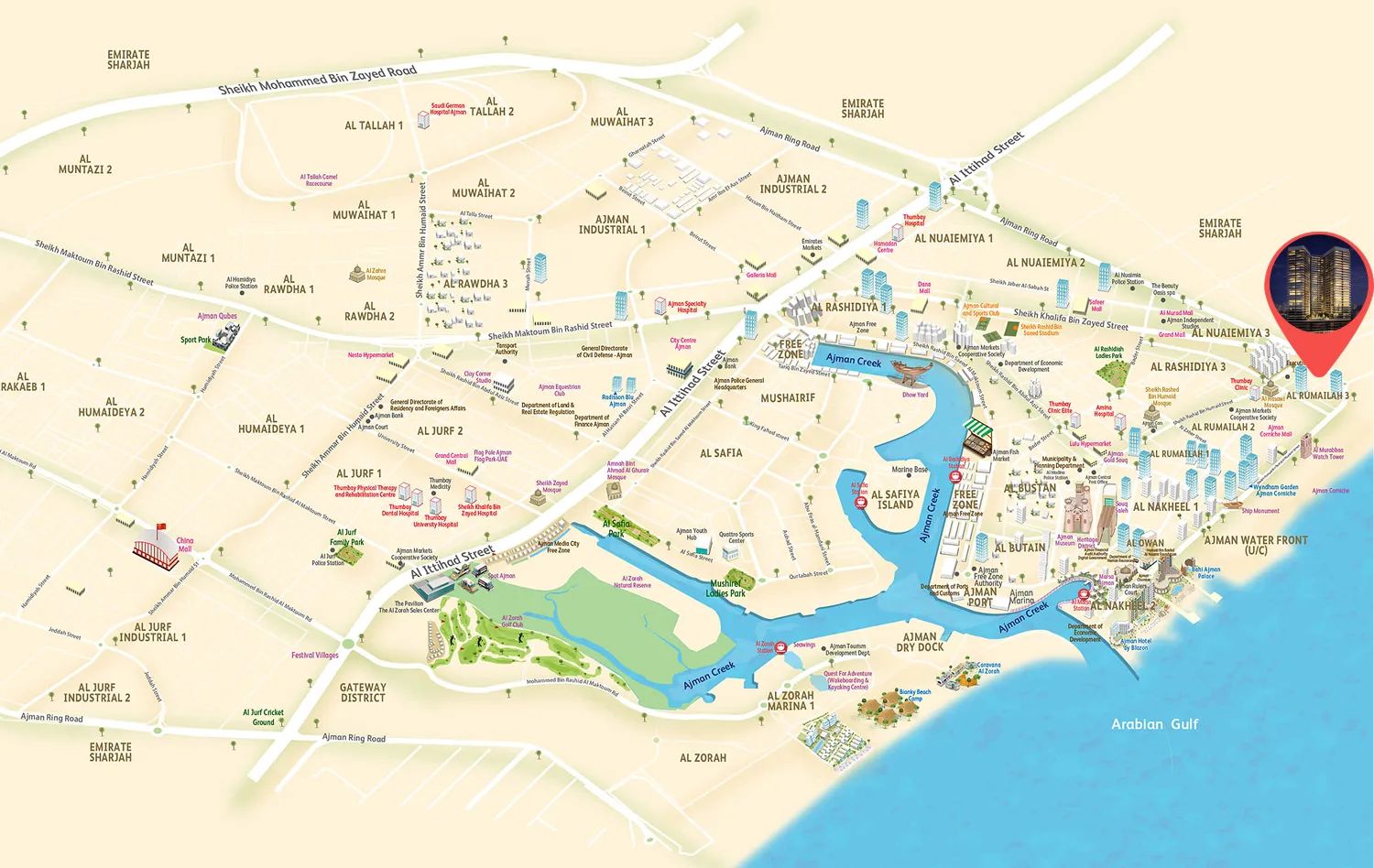 Masterplan — Amwaj Tower