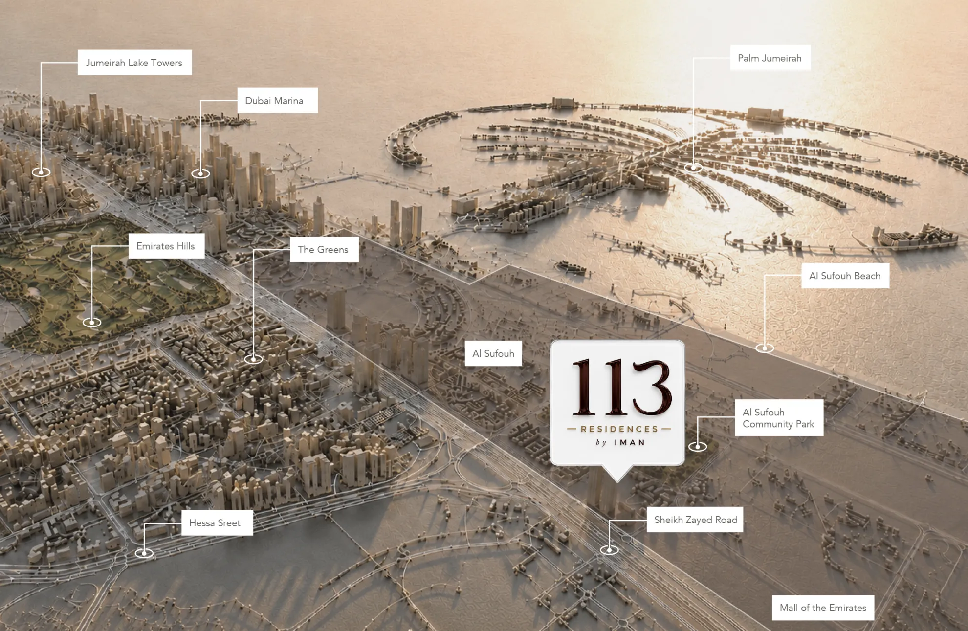 Masterplan — 113 Residences by Iman