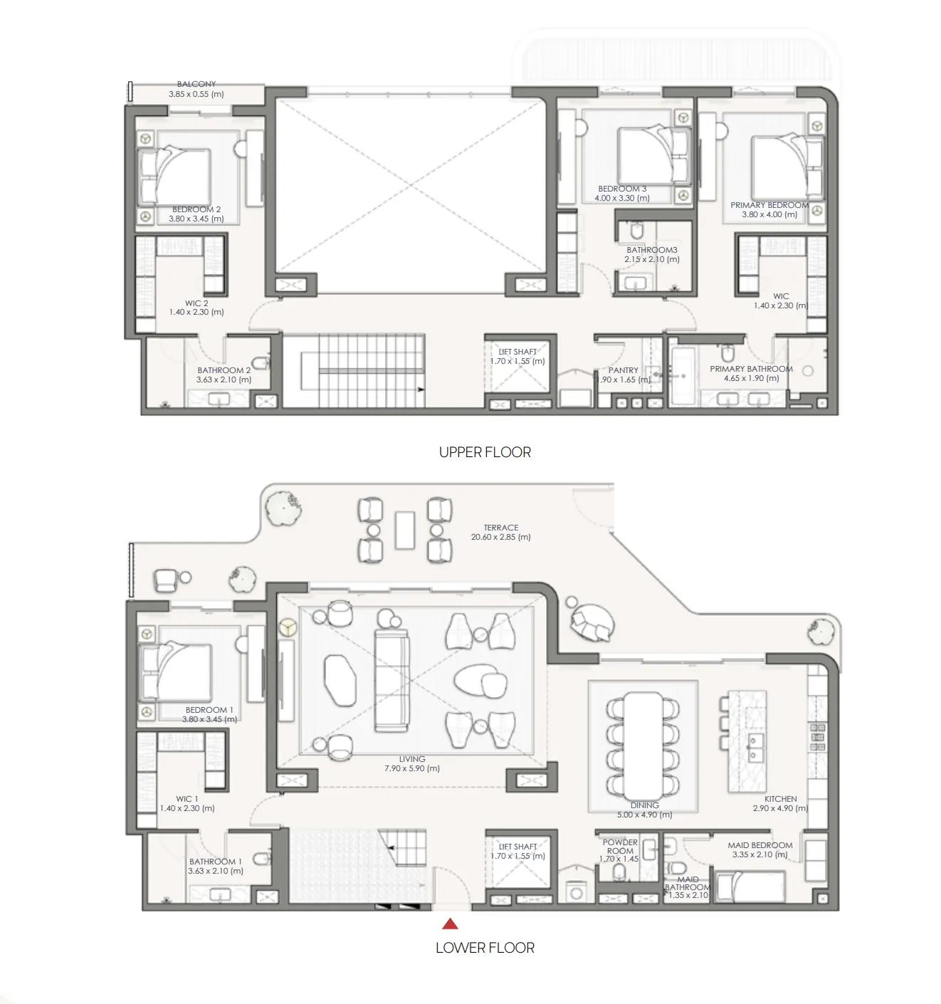 Floor plan — 4 BR