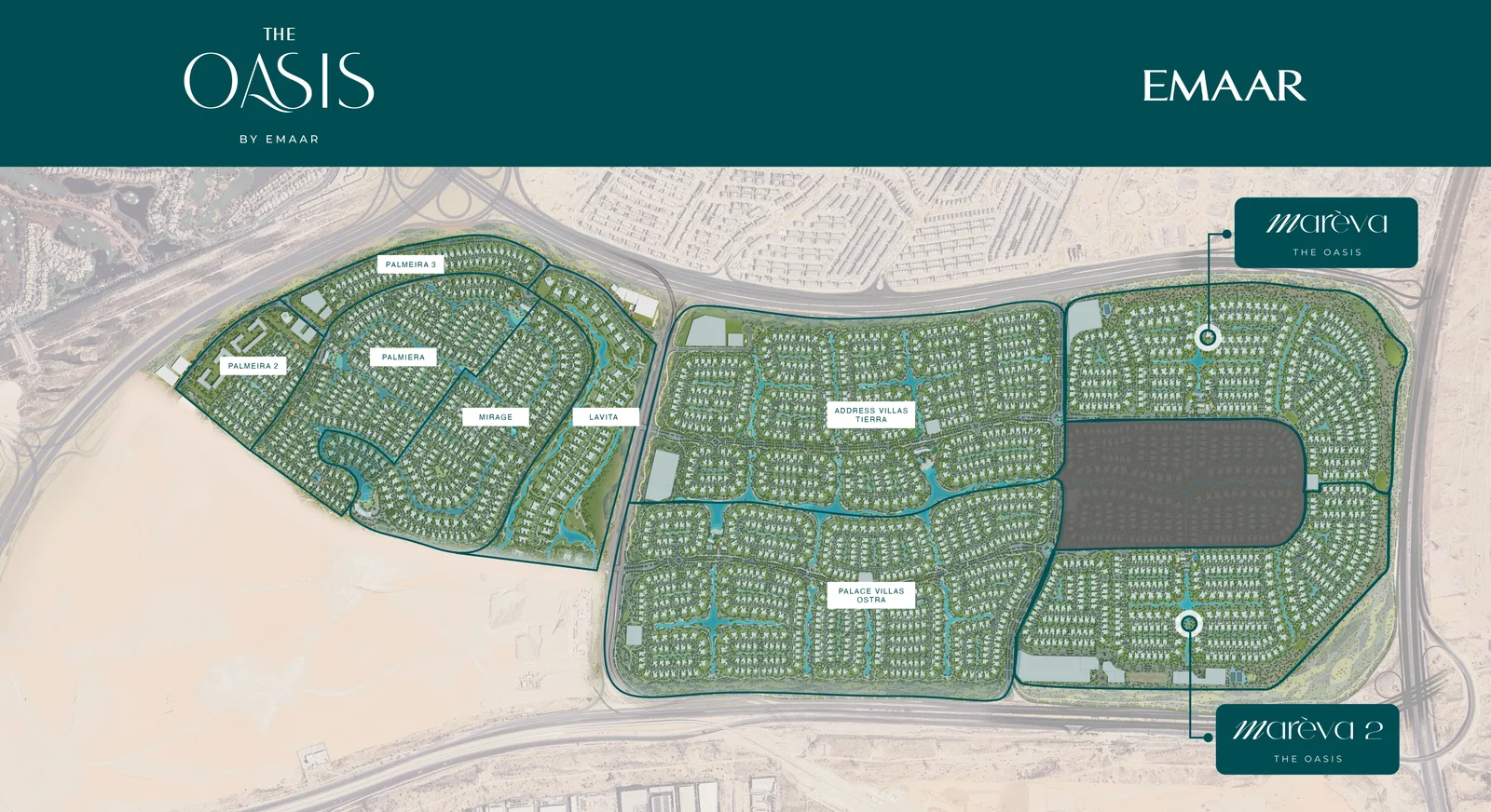 Masterplan — Mareva 1 and 2 The Oasis