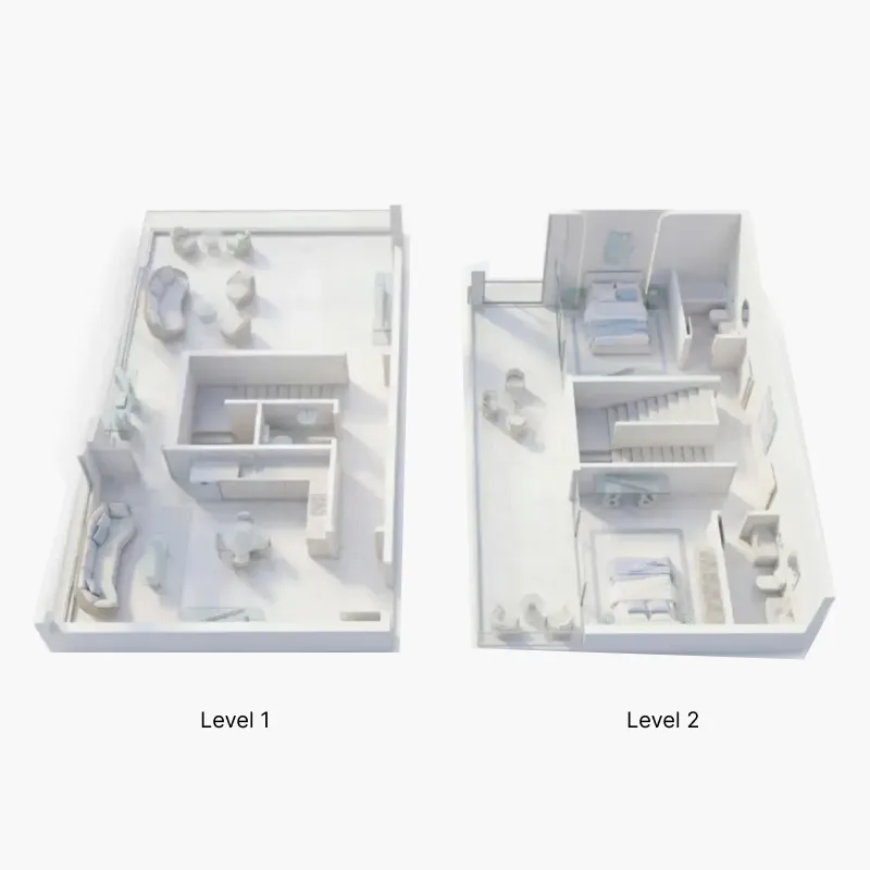 Floor plan — 2 BR